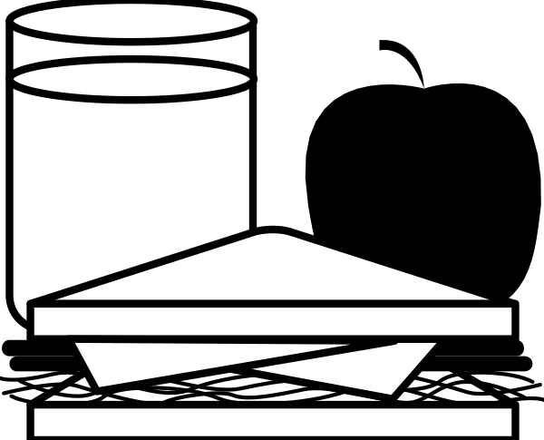 The black and white photo shows a table with two cups on it against an abstract background that resembles buildings.