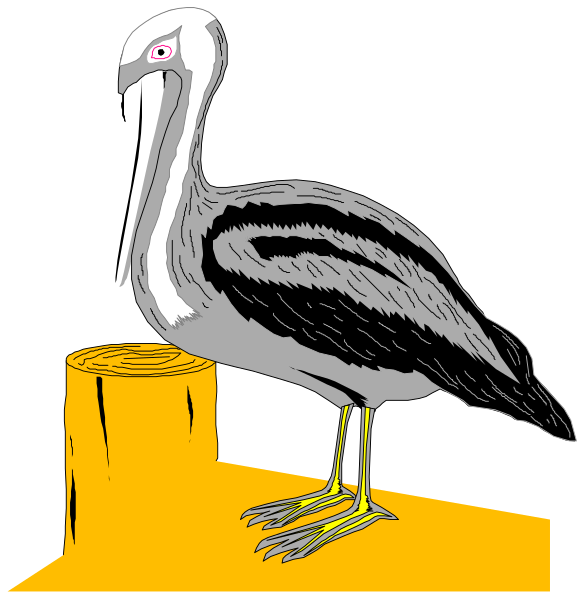 The image shows a cartoon of two birds perched on logs with different expressions: one is smiling while standing upright, and another appears to be frowning as it sits sideways; both have long necks and large eyes.