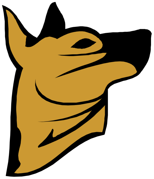 The logo features a stylized yellow fish with an open mouth against a black background.