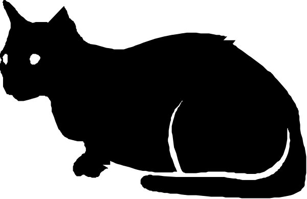 The image shows a black background with two white dots on it.