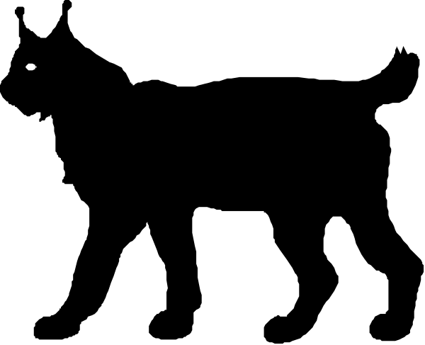 The image shows a black screen with two white dots at different positions on it; there is no other content visible within this small clip-art frame.