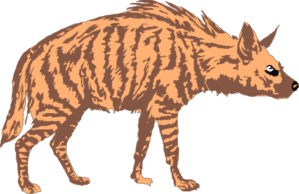 The image features a stylized depiction of an animal that resembles both a dog with human-like posture and facial characteristics, standing upright on two legs in what appears to be a forested area at nighttime; it is holding something small between its paws while looking downward.