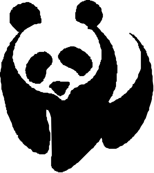The image shows a black screen with white text that reads "Hello World!"