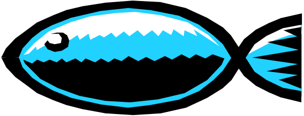 The image shows a fish with an eye on it against a dark background.