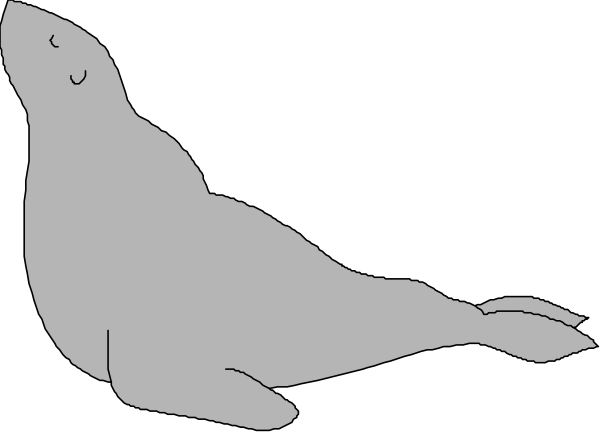 The black and white cartoon shows a whale swimming with its tail up next to another smaller fish that is also swimming in front of it.