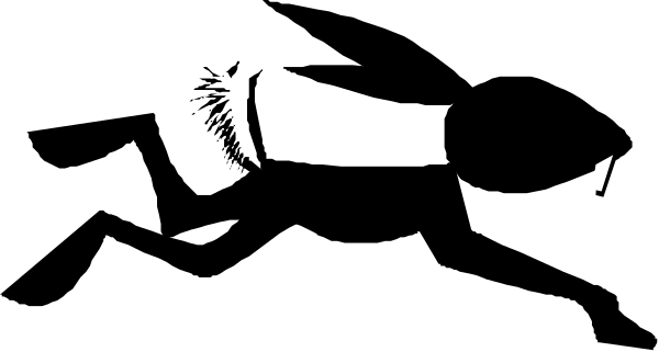 The image shows a black banner with white text that reads "Welcome to" followed by an arrow pointing upwards towards what appears to be a small bird in flight above it.