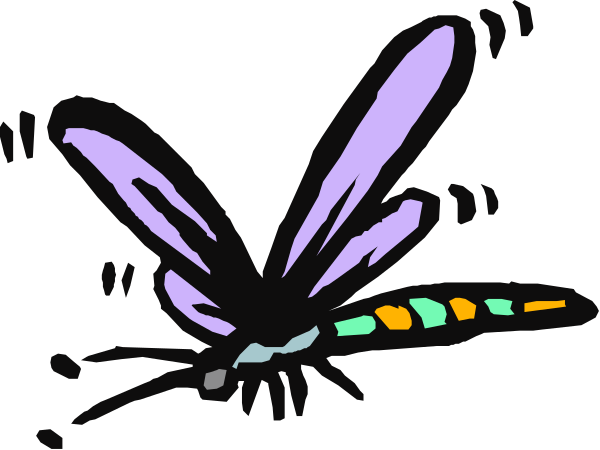 The image shows a purple butterfly with orange spots on its wings resting next to what appears to be an insect that resembles a grasshopper in shades of green and brown.