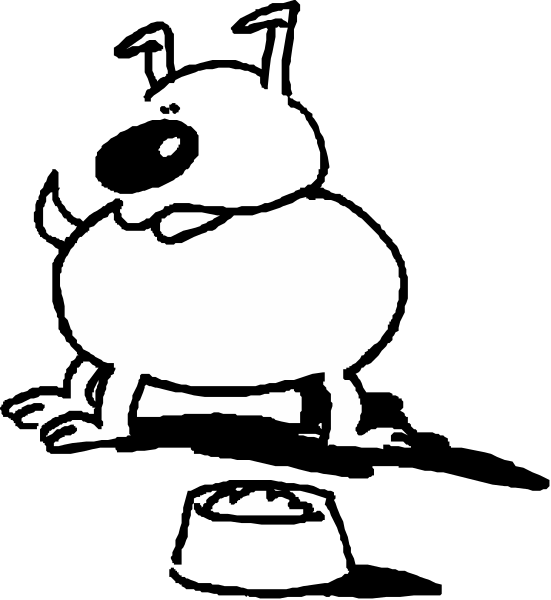 The black and white cartoon shows a character that appears to be an anthropomorphic animal with large eyes sitting on what looks like a bench in front of some trees under clear skies.