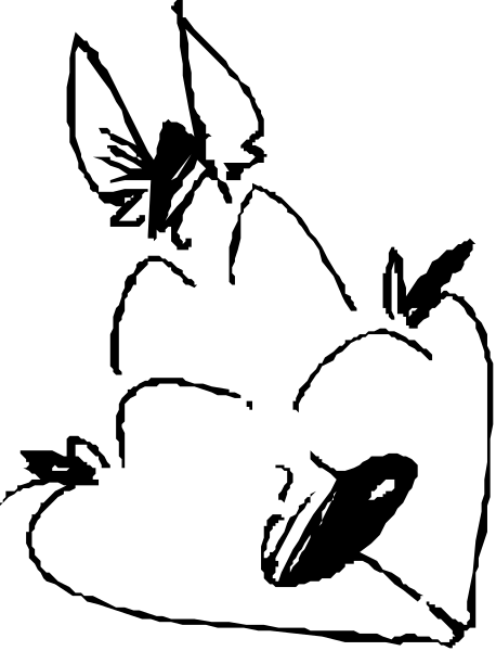 The image shows a black screen with white dots scattered across it.