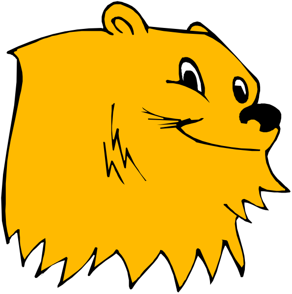 The image shows a cartoon of two lions with different expressions: on the left is an angry lion looking to its right; on the right is another lion that appears contented as it looks directly at us, both set against black backgrounds.