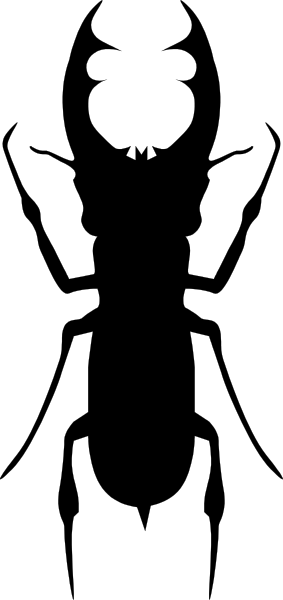 The image shows a black and white pixelated representation of two vertical lines with varying shades from dark to light gray on either side against an even lighter background.