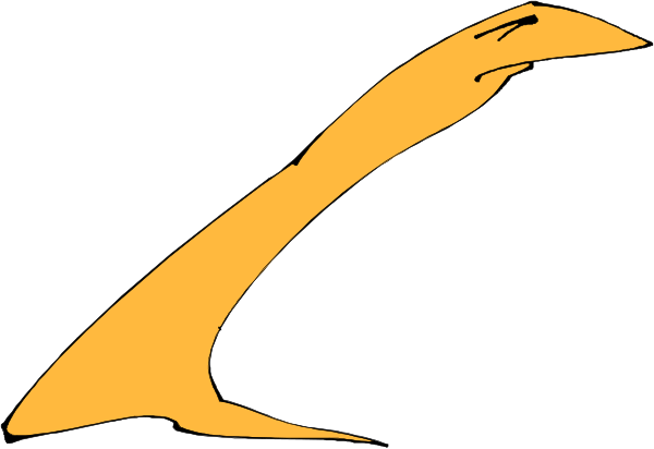 The image shows a stylized graphic of an abstract design resembling waves with yellow highlights on white background.