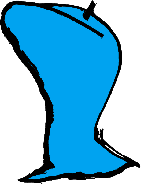 The image shows a blue whale with its head sticking out of water against a white background.