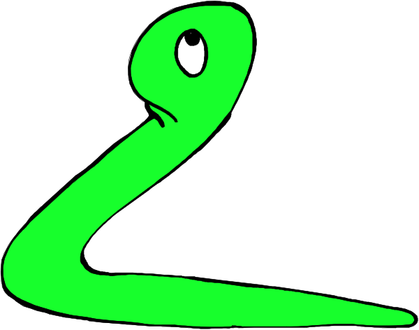 The image shows a green snake with its tongue sticking out against a white background.