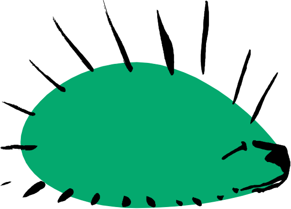 The image shows a stylized representation of an eye with eyelashes on it against a white background.