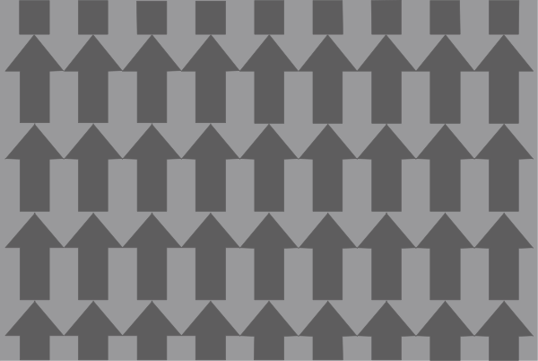 The image shows a pattern of arrows pointing upwards on an abstract background with no other discernible elements present.