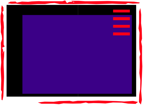 The image shows a purple rectangle with red lines on it against a gray background within what appears to be an electronic device screen displaying this graphic.