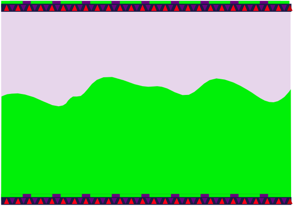 The image shows a simple line graph with two lines representing different data sets on an xy axis against a gray background.