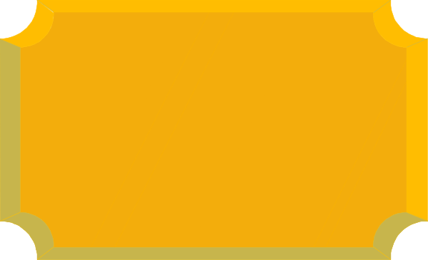 The image shows a yellow sign with black borders on it against an indistinct background.