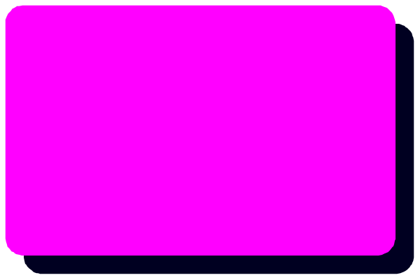 The image shows a pink rectangle with two black rectangles inside it on top of each other against a grey background.