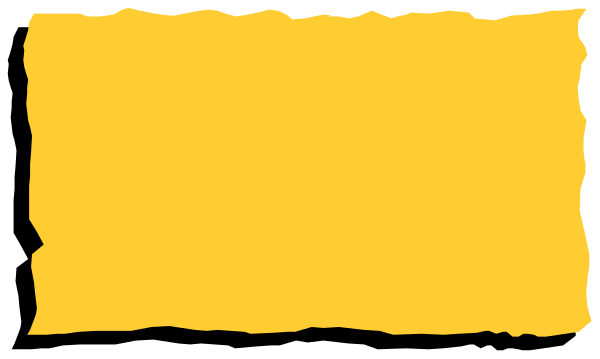 The image shows a yellow sign with black text on it against an indistinct background.