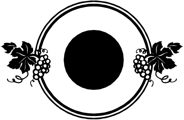 The black background features two white shapes that resemble eyes with pupils on a horizontal line at the top of an image; there is no text present in this clip-art image.
