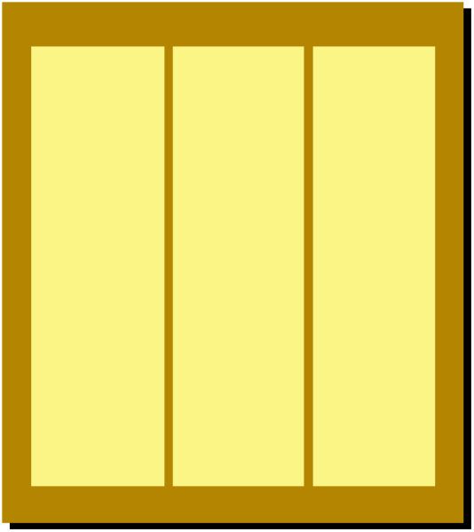 The image shows a yellow open book with blank pages on an otherwise gray background.