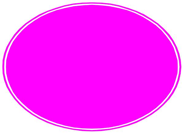 The image shows two pink circles with a purple background on top of each other against a white backdrop.