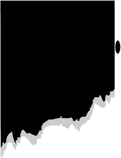 The image shows a black line graph with white dots representing data points on what appears to be an electronic device screen displaying stock market performance over time against a dark background.