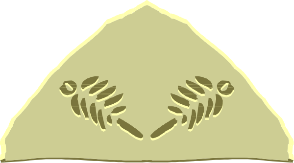 The image shows a simple drawing of an ice cream cone with two scoops on top against a plain background.