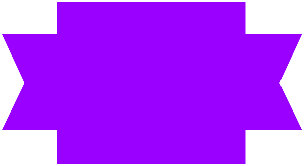 The image shows a purple banner with white triangles on it against an indistinct background.