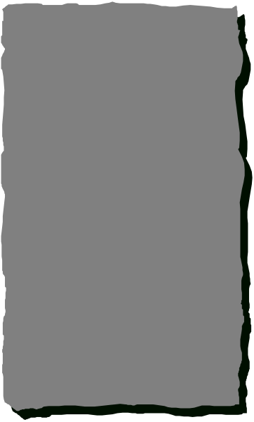 The image shows a gray rectangle with black borders on its left side against an indistinct background that appears to be darker than the foreground object.