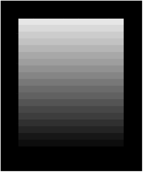 The image shows a gray square with white lines forming an abstract shape within it on what appears to be a dark background.