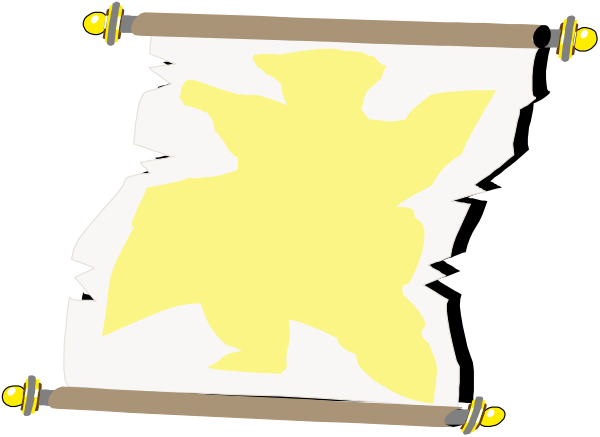 The image shows a cartoon of an open treasure chest with gold coins spilling out onto a table below it.