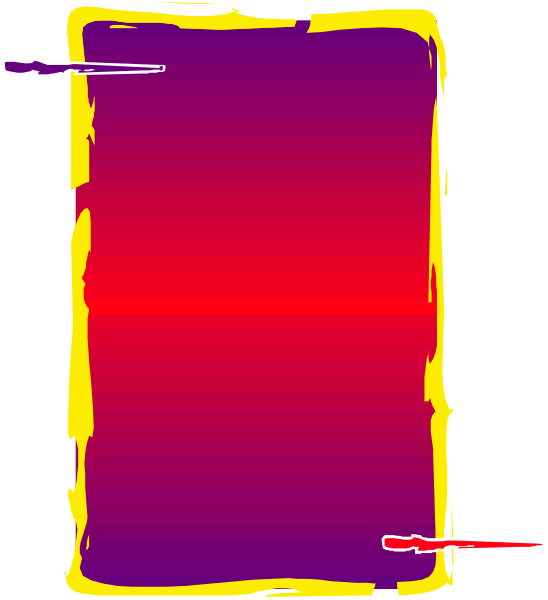 The image shows a purple rectangle with red lines on it against a gray background.