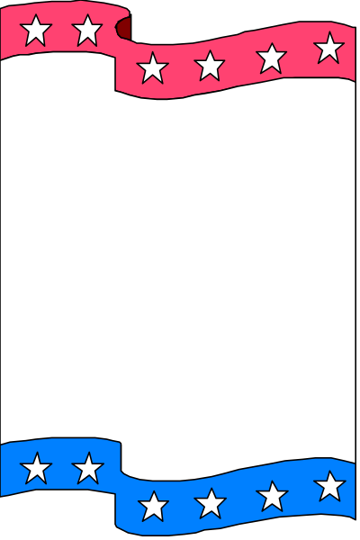 The image shows a graphic of an American flag with stars on it inside what appears to be a speech bubble design that resembles comic book lettering.
