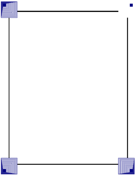 The image shows a pixelated representation of an open book with blank pages inside it on what appears to be a computer screen displaying retro-style graphics.