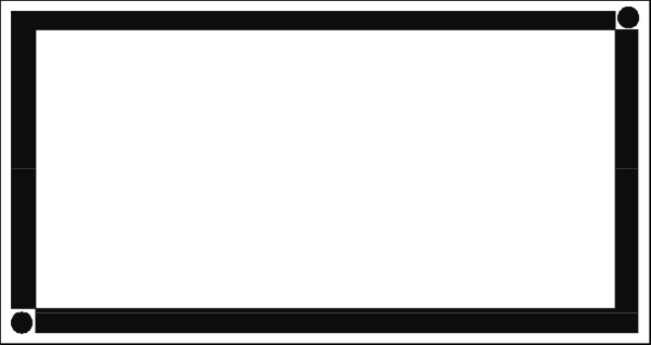 The image shows a black rectangle with white text inside it on top of what appears to be an abstract background that is dark in color.