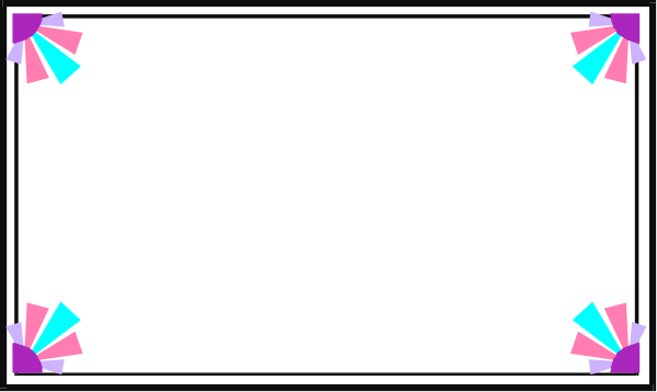 The image shows a simple black rectangle with white dots on it against a grey background.