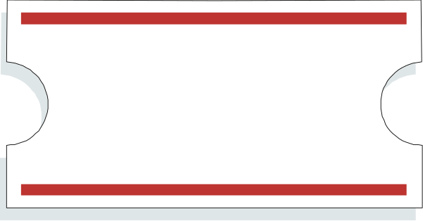 The image shows a simple white sign with red borders on it placed against a gray background.