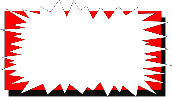 The image shows a red rectangular sign with white text on it that says "BREAKING NEWS" at its top edge, followed by an exclamation point in large size below this phrase.