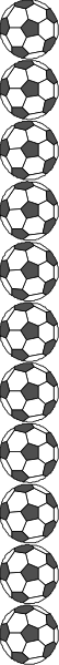 The image shows a sequence of black squares connected by white lines on what appears to be a gray background with no other discernible content visible in this small clip-art format.