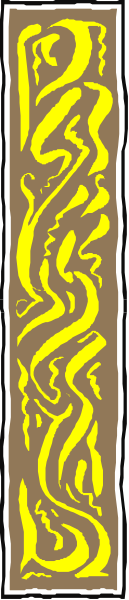 The image shows a yellow line on a gray background with no other discernible content to provide details about.