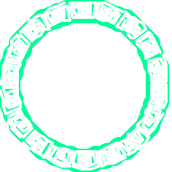 The image shows a green circular logo with white text inside it that reads "COIN."