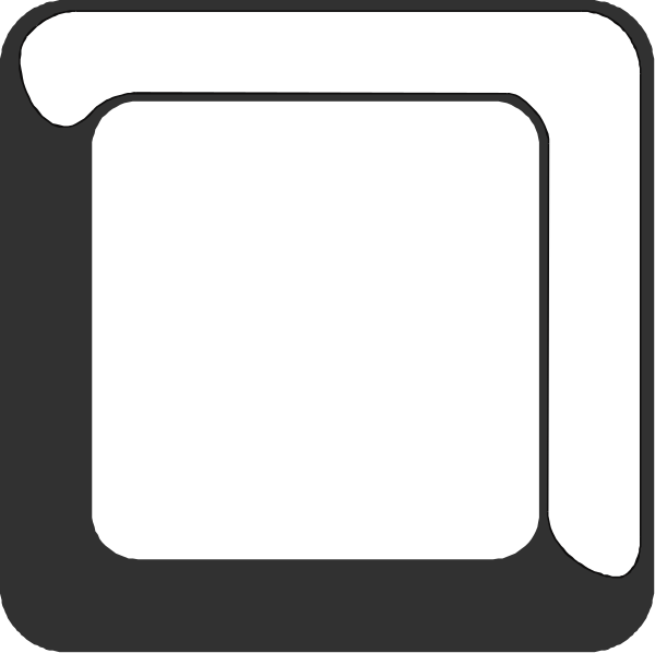 The image shows a simple black and white icon of an open book with pages visible on both sides.