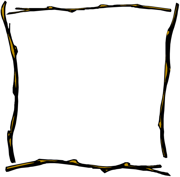 The black background has a yellow border with scribbles on it that resemble handwriting.