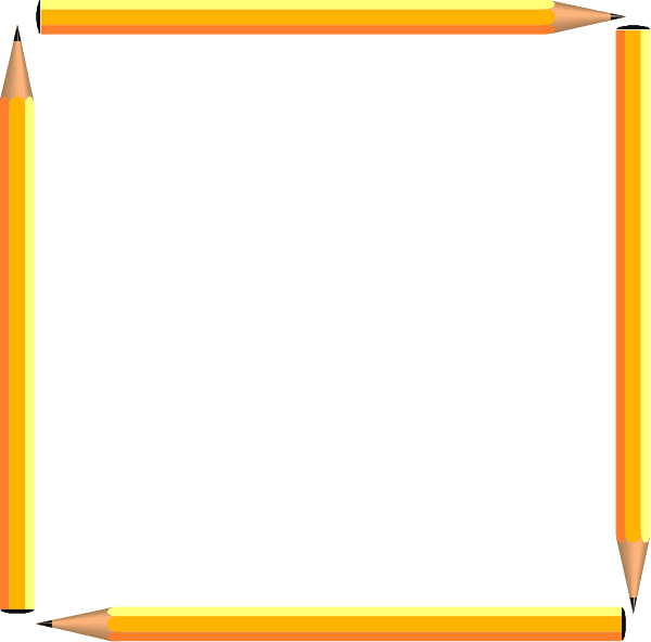 The image shows a simple black square with orange lines forming an outline of it on what appears to be a white background.
