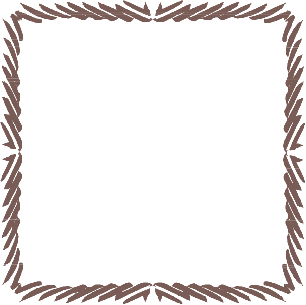 The image shows a square frame with an intricate border design inside it against a black background.