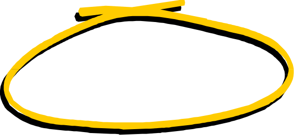 The image shows a yellow line with two circles on either end forming an arch over what appears to be a gray background that could represent space or sky.