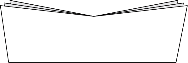 The image shows a black and white photo of an abstract design with geometric shapes resembling buildings against a gray background.